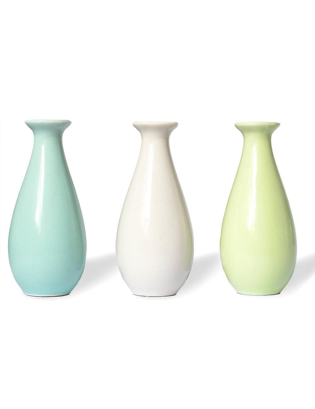 Ceramic Bud Vase, Set of 3