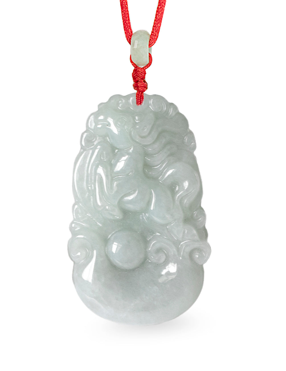 Chinese Zodiac Jade Necklace | Jadeite Jade Pendant Necklace | Dahlia