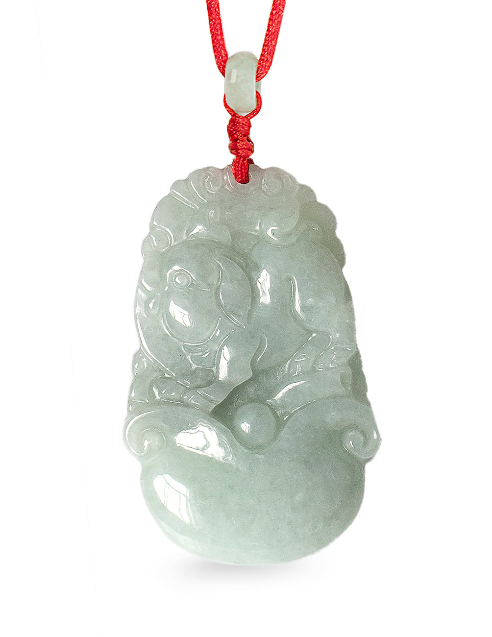 Chinese Zodiac Jade Necklace | Jadeite Jade Pendant Necklace | Dahlia