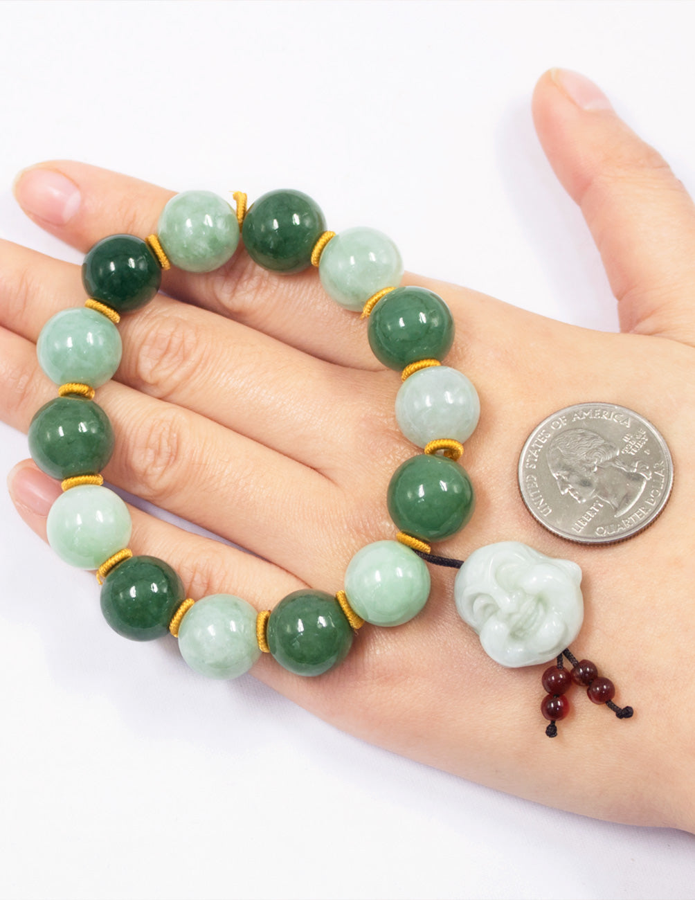 Buddha jade shop bracelet