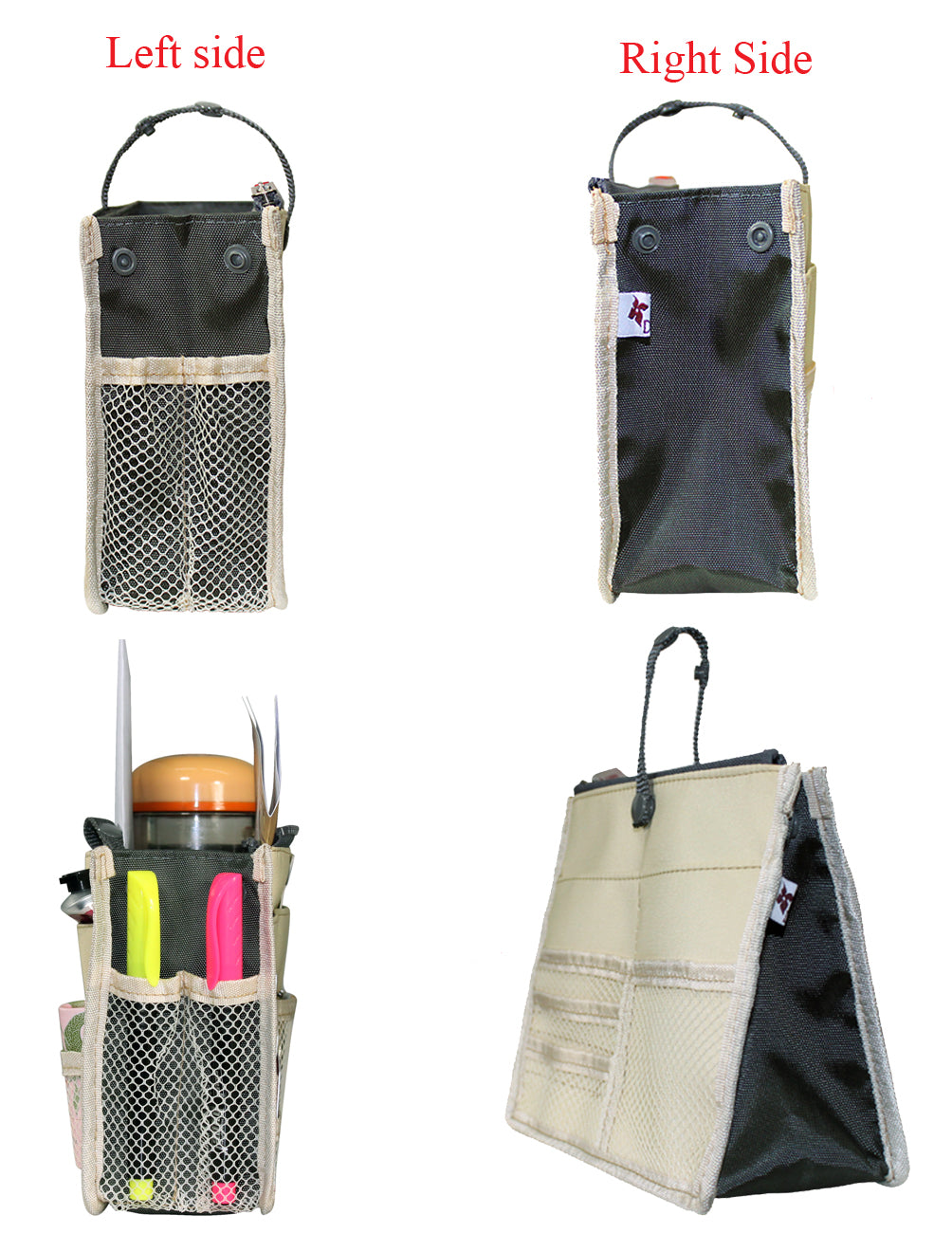 Amazon.com: Dahlia Nifty Patented Handbag Purse Organizer Insert - 18  Compartments - Black : Clothing, Shoes & Jewelry