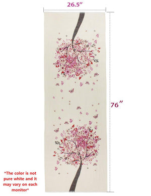 100% wool Scarfs Wraps Shawls Spring Butterfly Blossom Tree - Dahlia