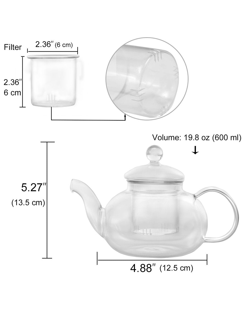 Drinking Glass 10 ounces - Set of 6 – Tea + Linen